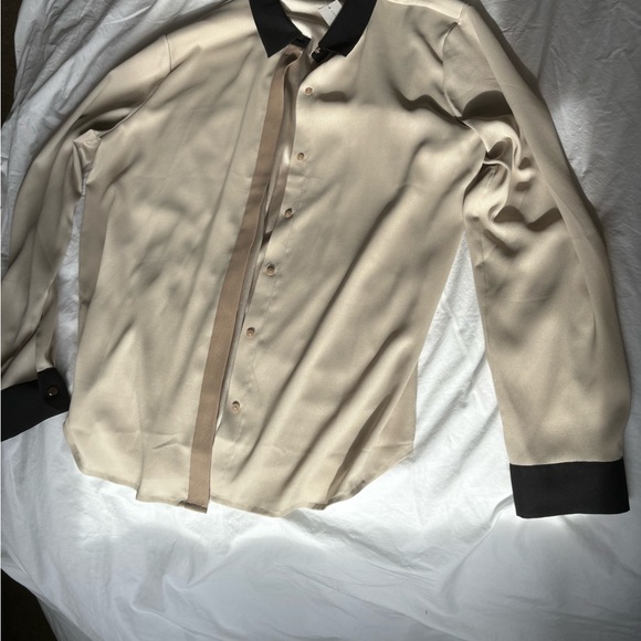 Ann Taylor NWT long sleeve dress shirt size 12 - Picture 7 of 8